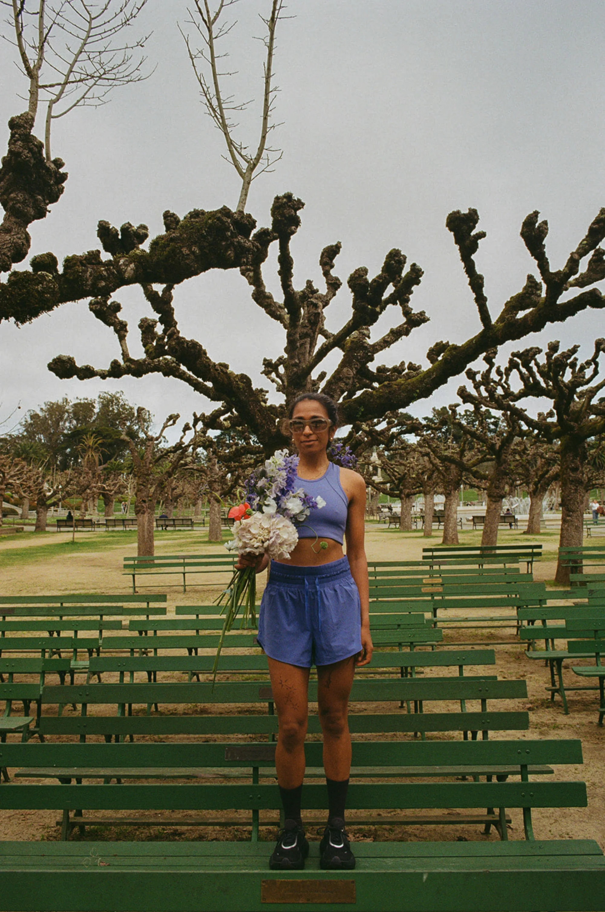 Pruzan Running SS26 campaign florals