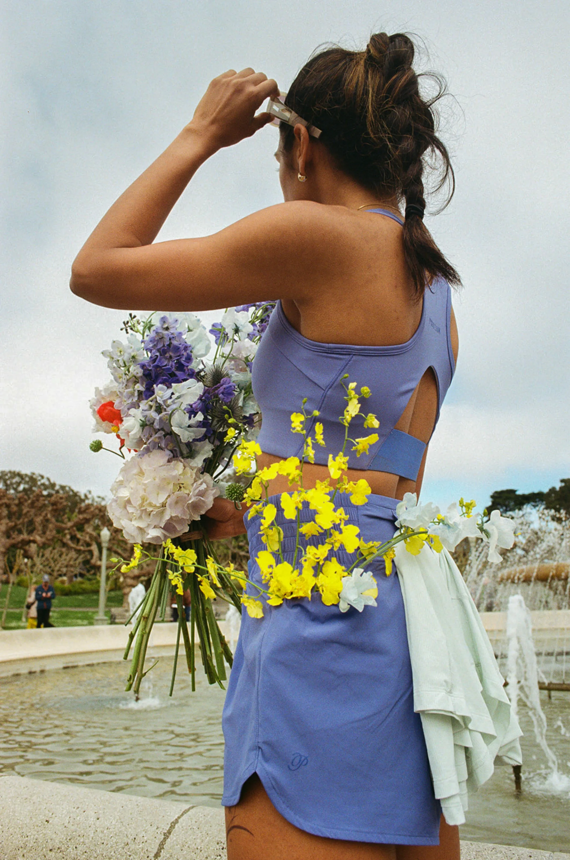 Pruzan Running SS26 campaign florals