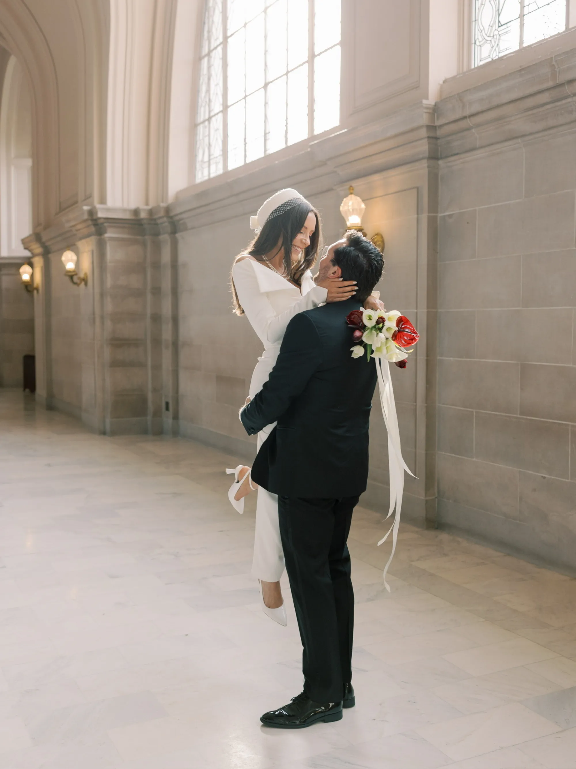 Zoe & Grant elopement florals