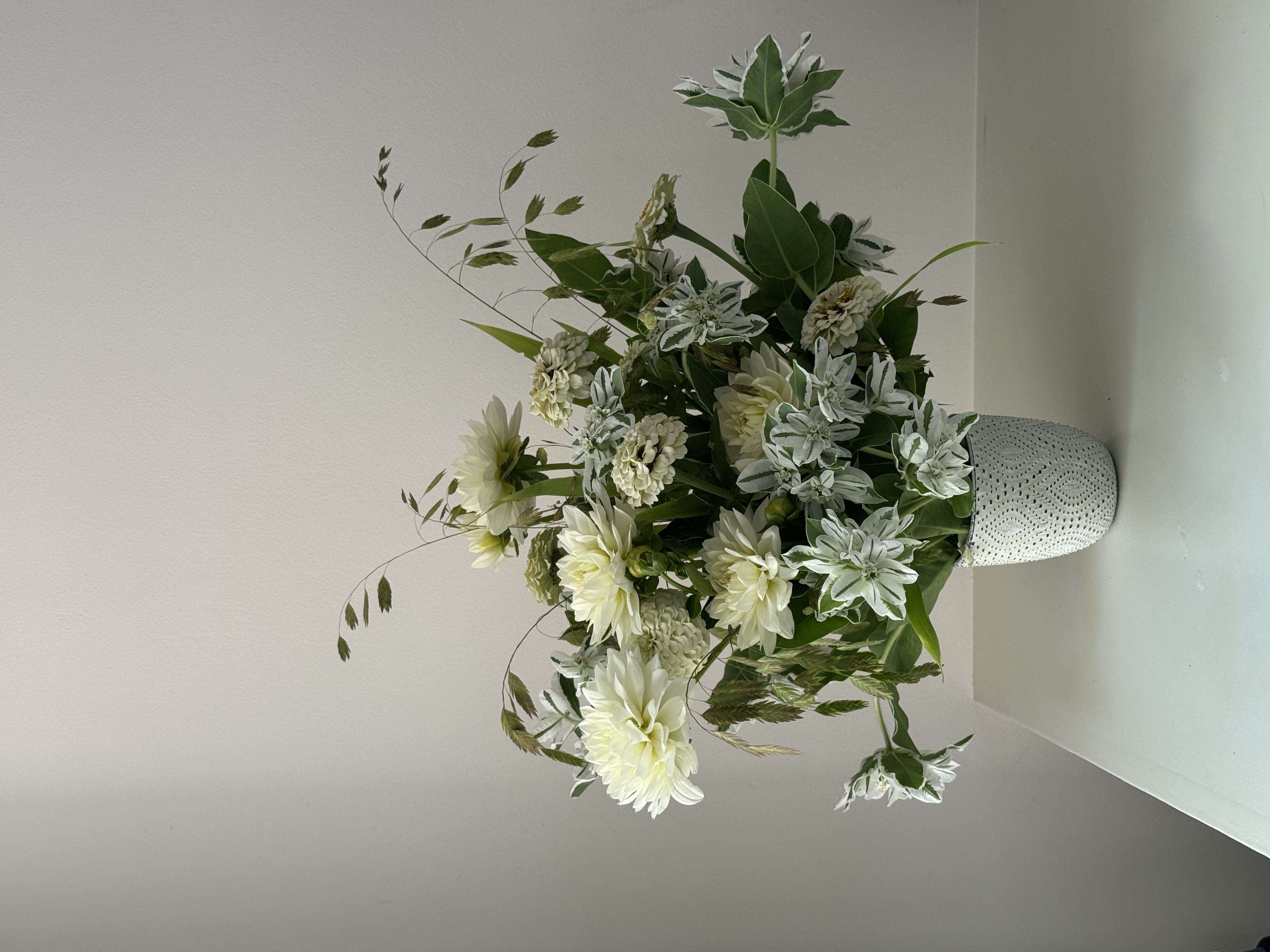 Creams & Greens Centerpiece